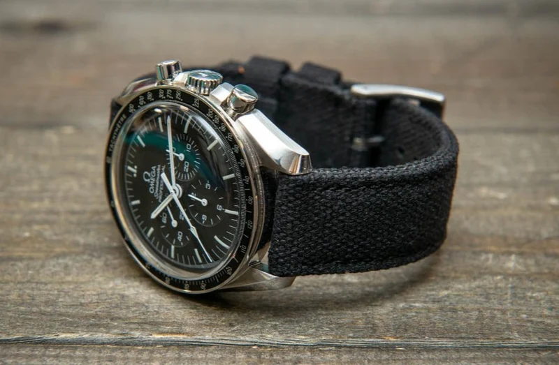 Vintage canvas watch strap: 18 mm, 19 mm, 20 mm, 21 mm, 22 mm, 23 mm, 24 mm