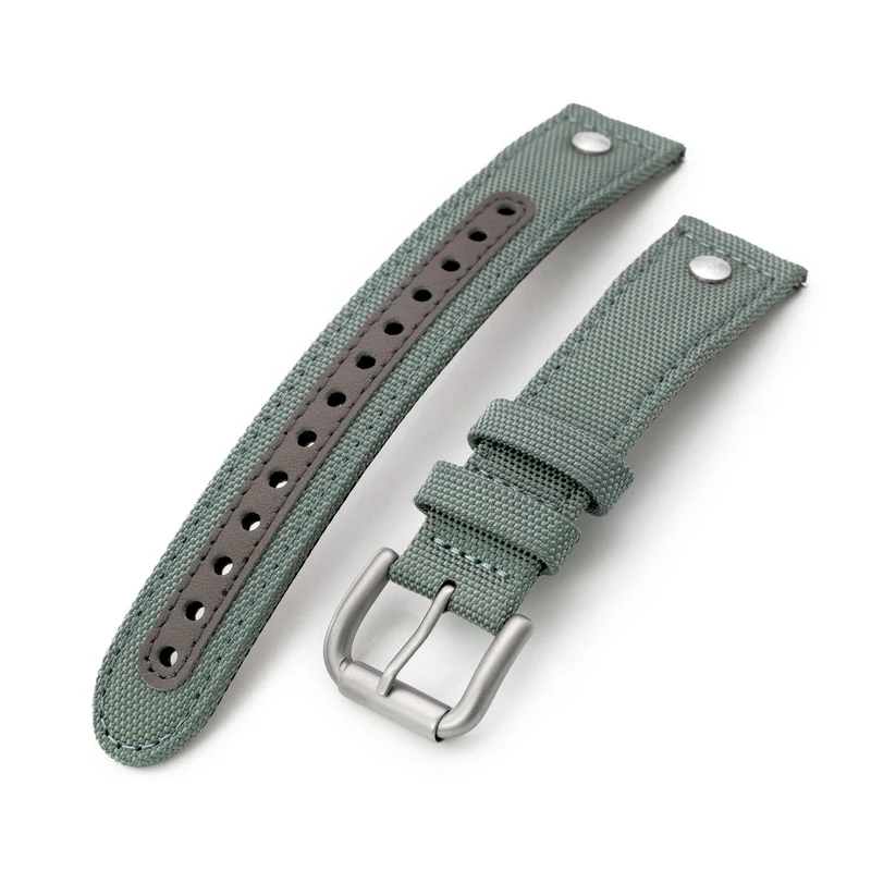 The AAF Sea Grey-637 Strap by HAVESTON Straps, 20mm or 22mm