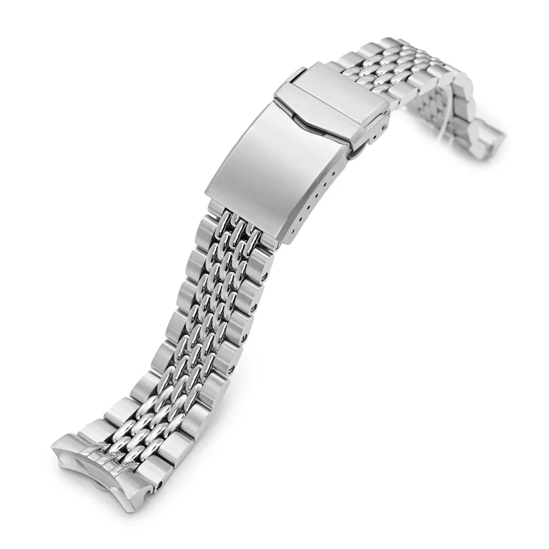 22mm Goma BOR Stainless Steel Bracelet for Seiko GMT SSK001