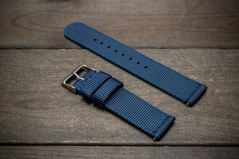 Nylon Military Watch Strap, army two piece watch band, MoonSwatch Watch Strap.