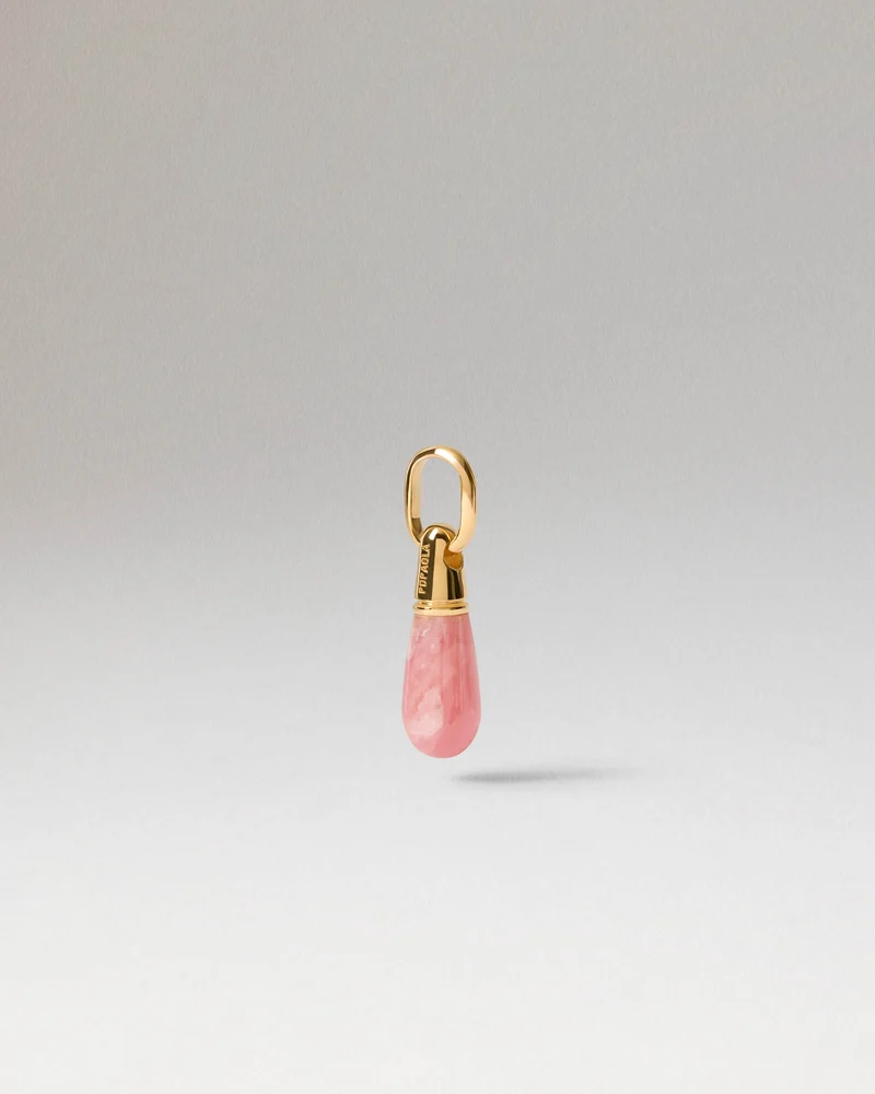 Rhodochrosite Drop Pendant