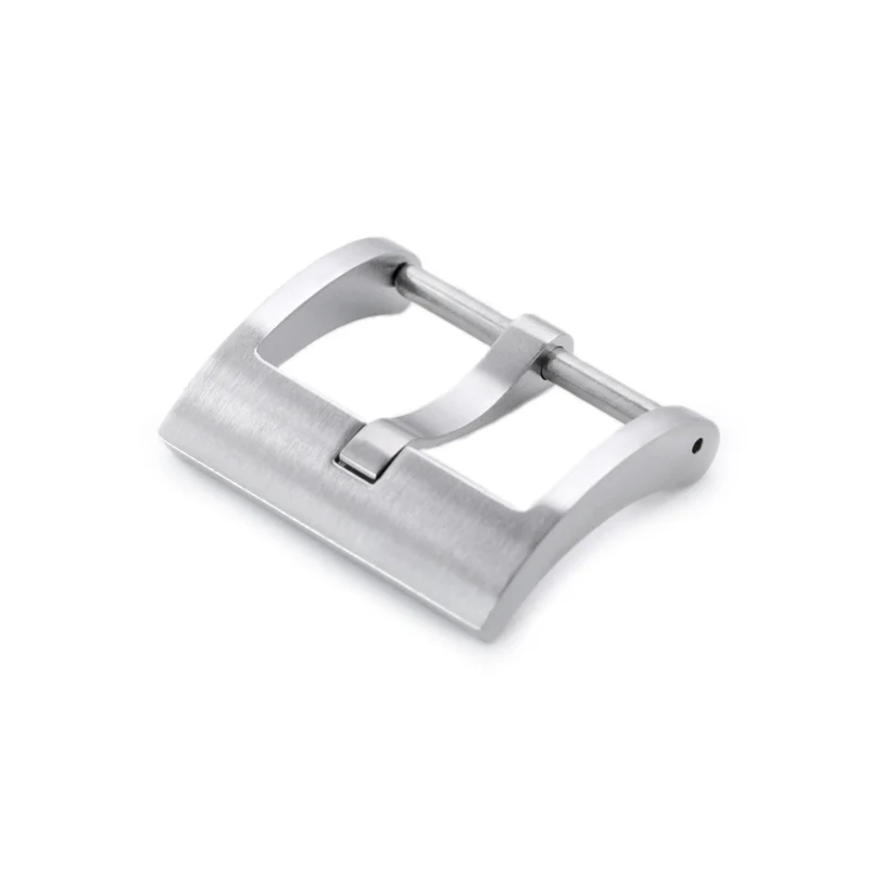 18mm, 20mm or 22mm #67 Sporty Tang Buckle for Leather Watch Strap, Brushed