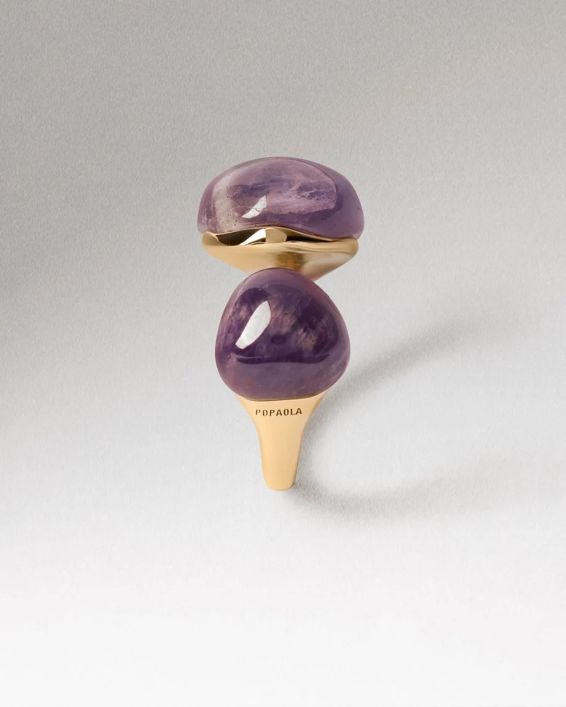 Amethyst Gravity ring