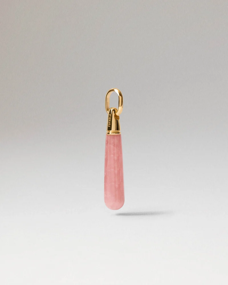 Rhodochrosite Large Drop Pendant