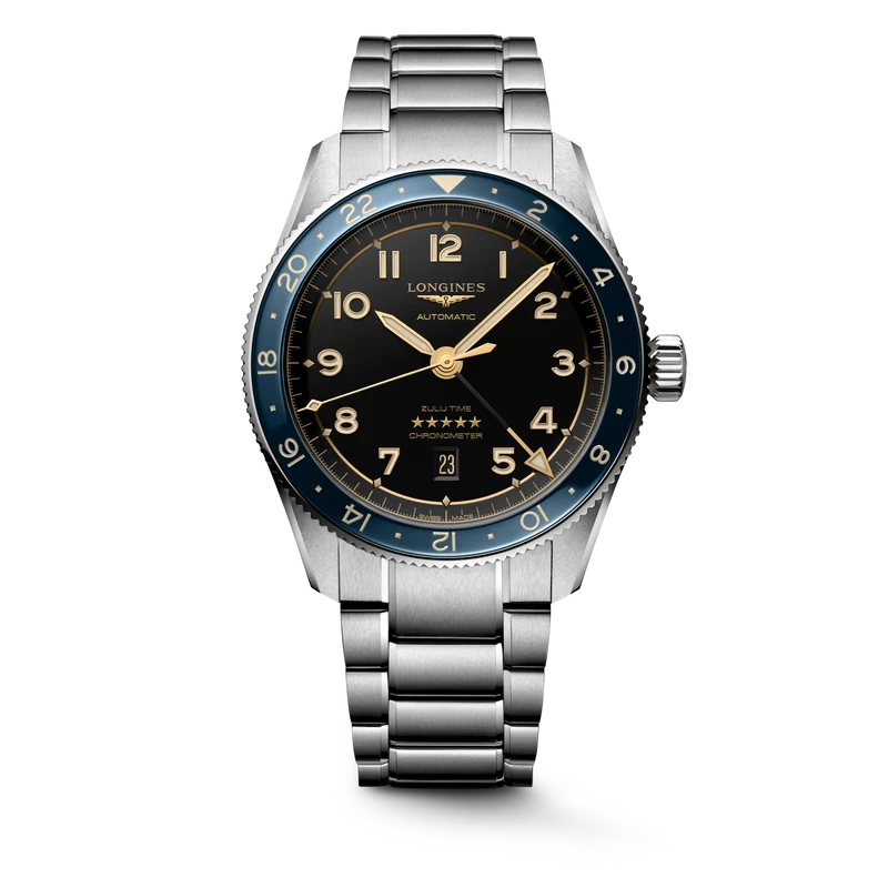 Longines orologio Longines Spirit Zulu Time 42 mm L3.812.4.60.6