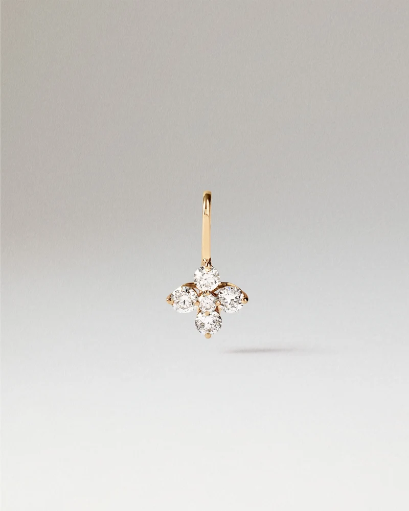 Diamonds and Gold Maggie Solitary Pendant