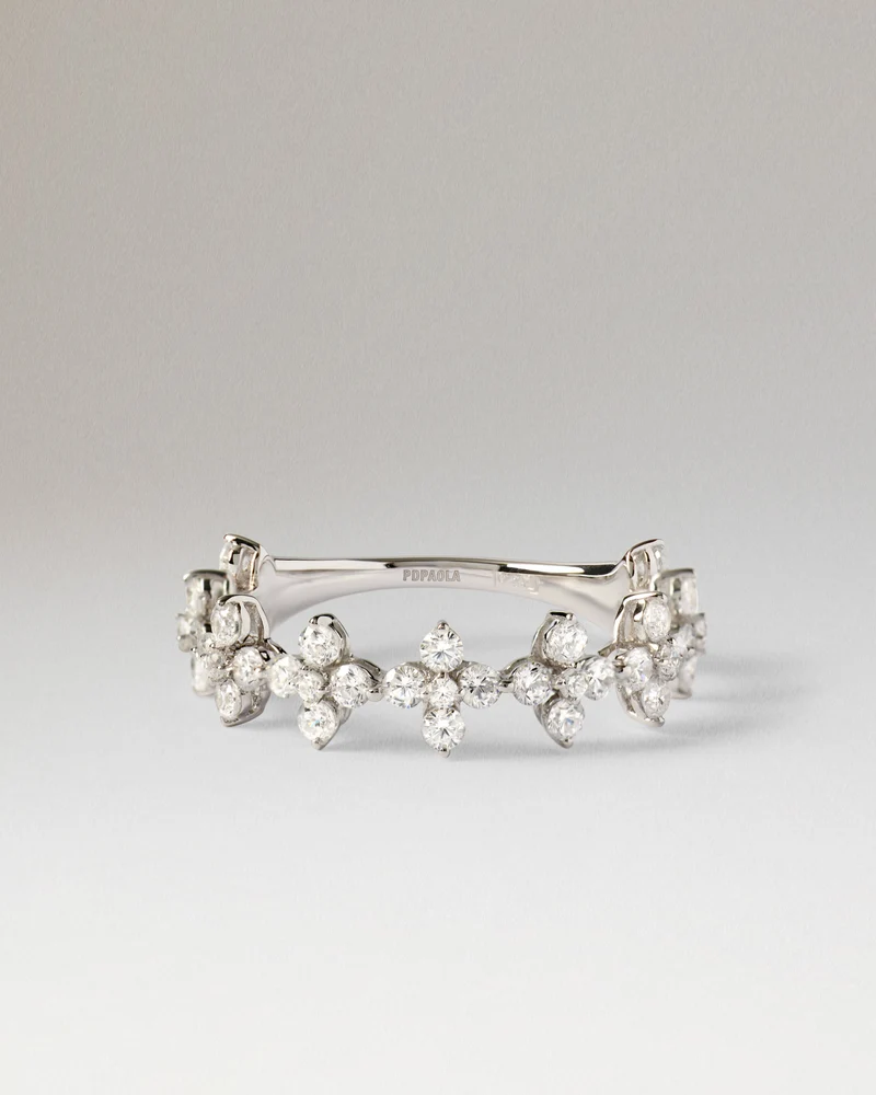 Diamonds and White Gold Maggie Ring