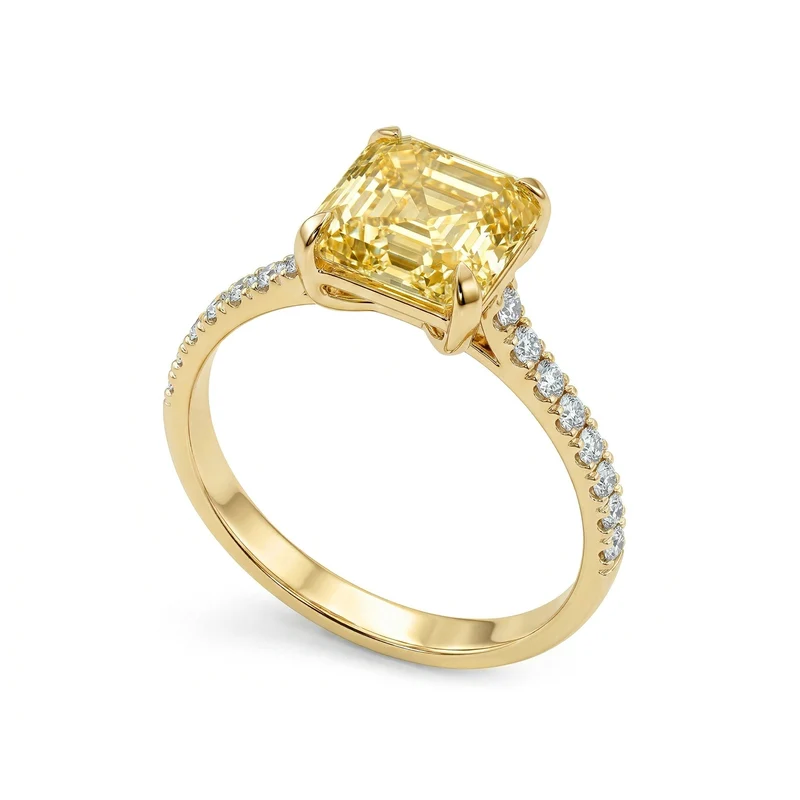 X-Diamond an 18kt lab g.d.tot. ct.2,23, cen princess cut 2,03ct e gambo incassato 0,20ct XXDAPU124O1CSFY223