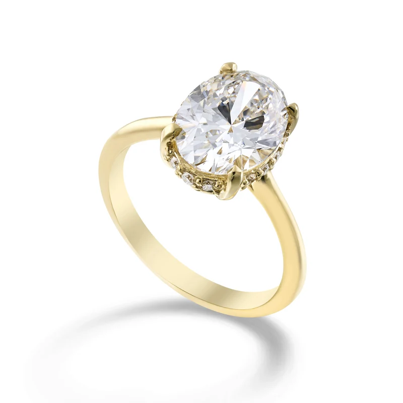 X-Diamond an 18kt lab g.d.tot. ct.3,18, cen ovale 3,07ct e aggiorno incassato 0,11ct XXDAPU120O1OVBI318