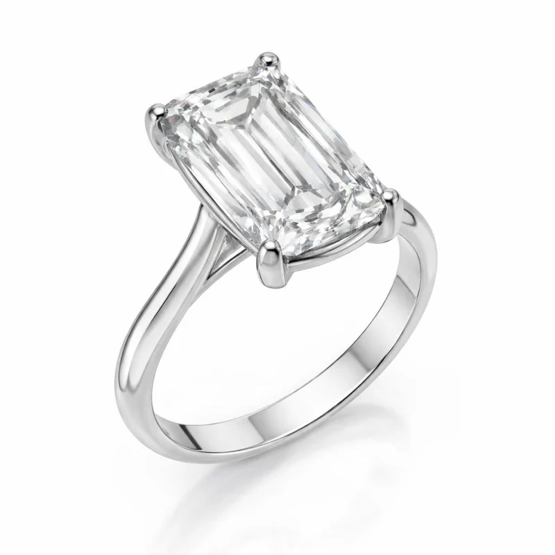 X-Diamond an 18kt lab g.d. ct.4,02 rectangular modified in oro bianco XXDAPU092O4RCBI366