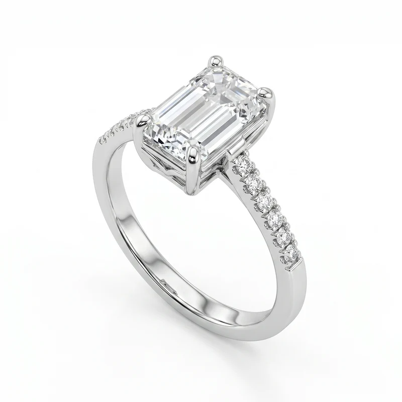 X-Diamond an 18kt lab g.d. tot. ct.1,79 cent. ct.1,69 ottagono+gambo incassato f vs1 XXDAPU064O4OTBI179F1