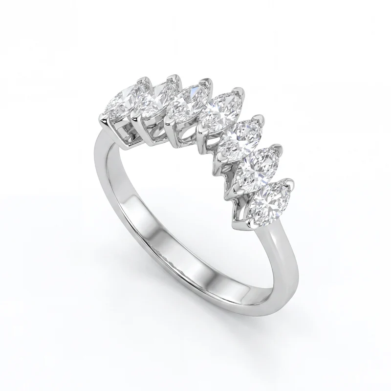 X-Diamond an 18kt veretta sette marquise lab g.d. tot ct0,86 XXDAN024O4MQBI086
