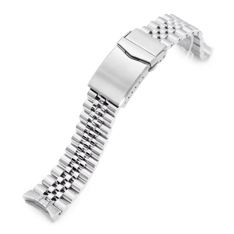 Super-J Louis 20mm Stainless Steel Bracelet for Seiko 5 Sports 40mm SRPE51 SRPE58