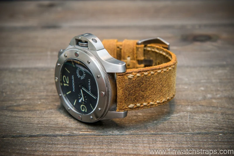 Watch strap, suede Cuba Commander