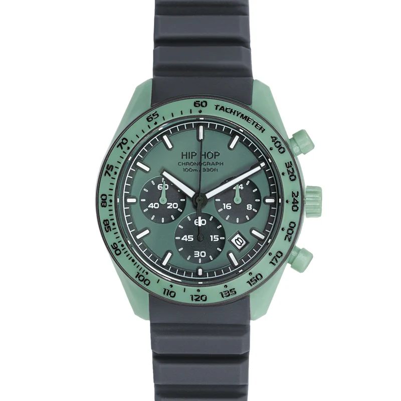 Hip Hop orologio Verde Salvia XT10 collection 42mm HWU1347