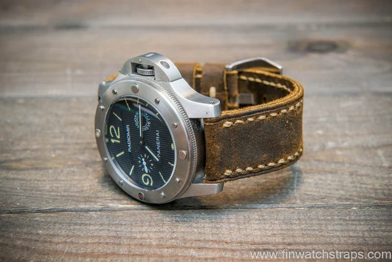 Watch strap, suede Chase Waxy Commander