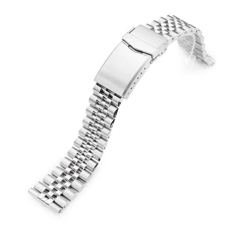 Super-JUB II 18mm 19mm 20mm Stainless Steel Straight End Bracelet