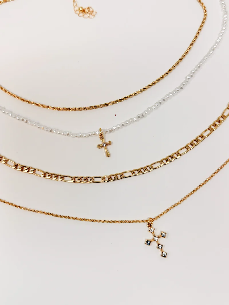 Set Collane croce e cuore