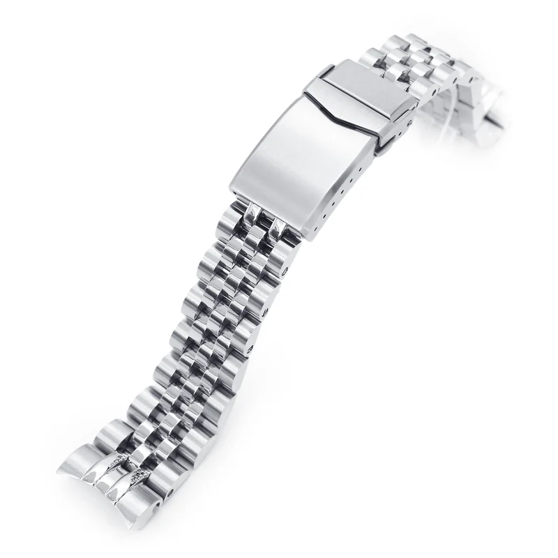 20mm Angus-J Louis JUB Watch Band for TUD BB58, 316L Stainless Steel Brushed V-Clasp
