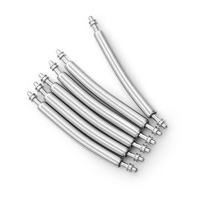 22mm Curved Double Shoulder Spring Bars 2.0mm Pack of 6