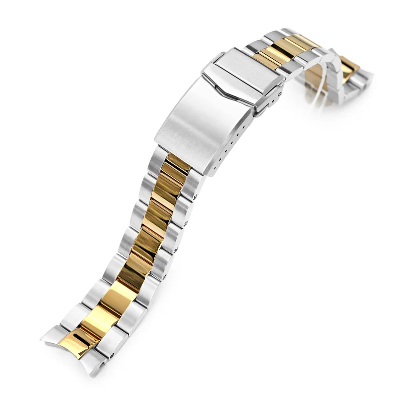 Super-O Boyer 20mm Two-Tone Stainless Steel Bracelet for Seiko Alpinist SARB017 SPB155