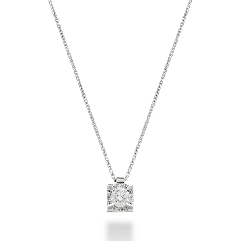 World Diamond Group girocollo pl con diamanti tra le griffe cen.0,24ct PLC001DI025-24025110111