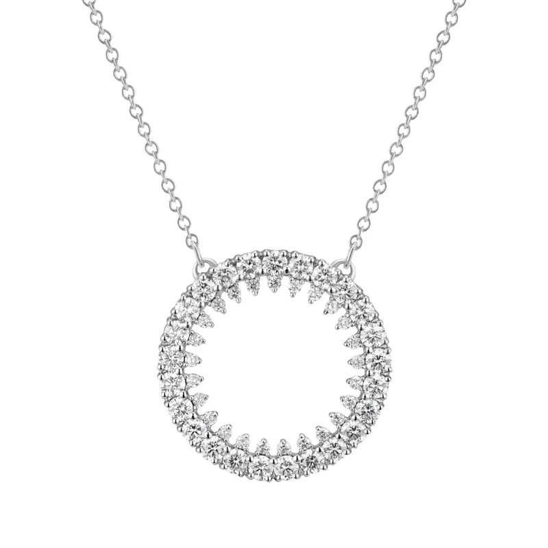 Golay collana con cerchio diamanti PDG014DI-21348110071
