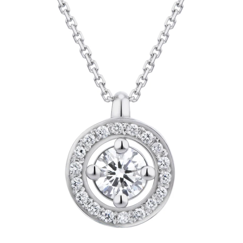 World Diamond Group collana fm p. luce e cerchio incass. cen 0,21-0,29 PCTFM005DI3-19011110125
