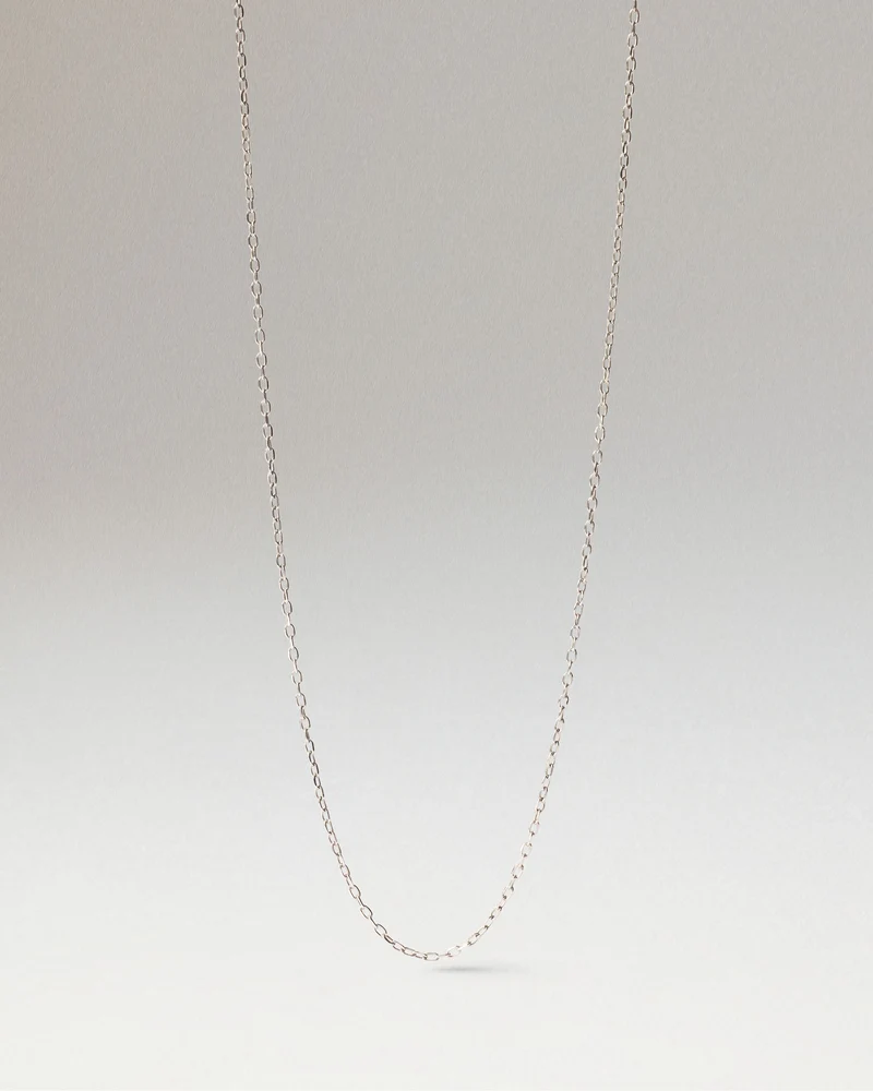 White gold Jane chain necklace