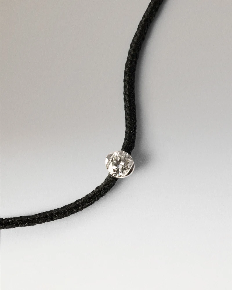 Grace diamond cord bracelet