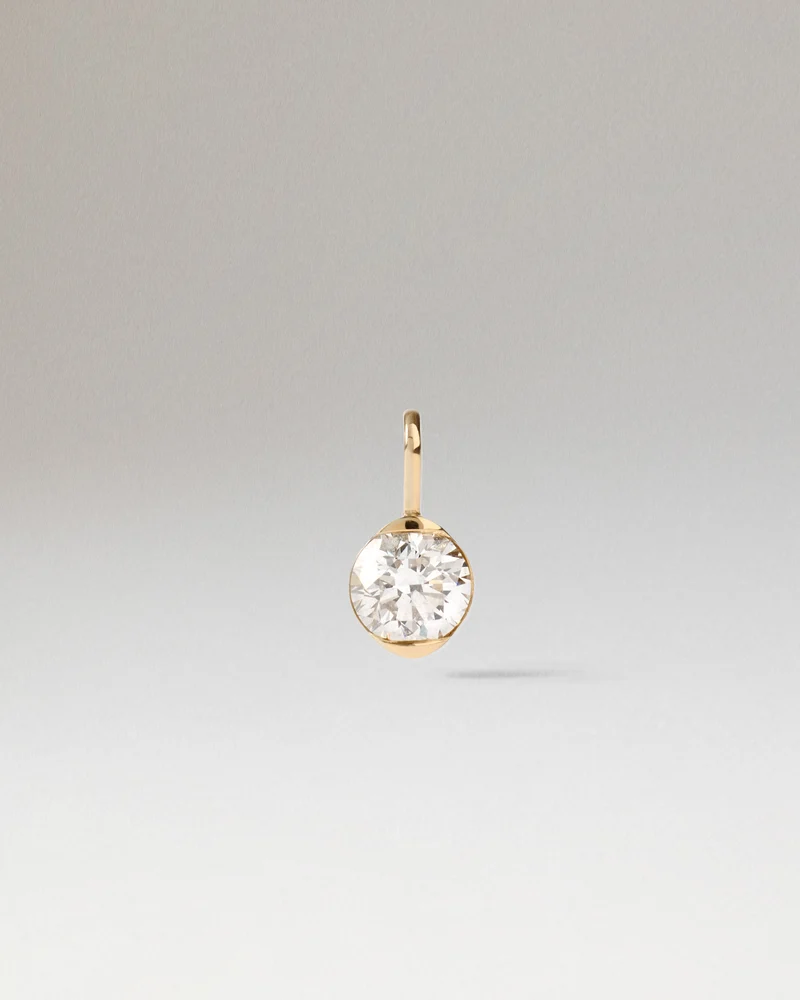 Diamond and gold Grace pendant