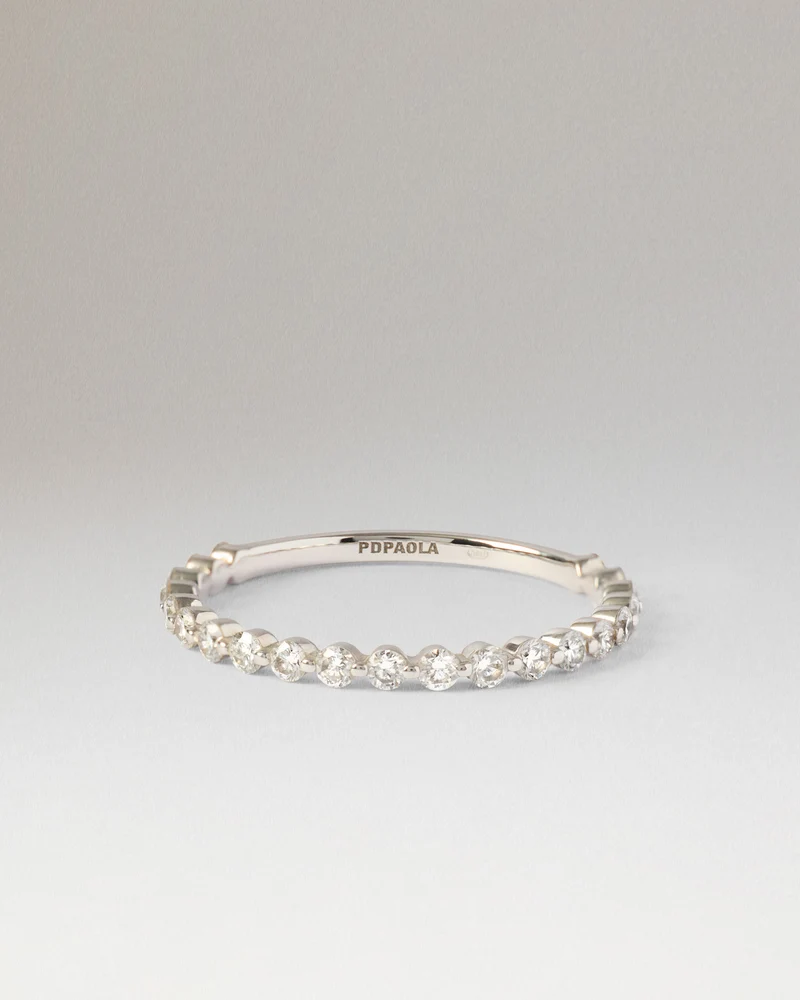 Diamonds and white gold Astra Mini eternity ring