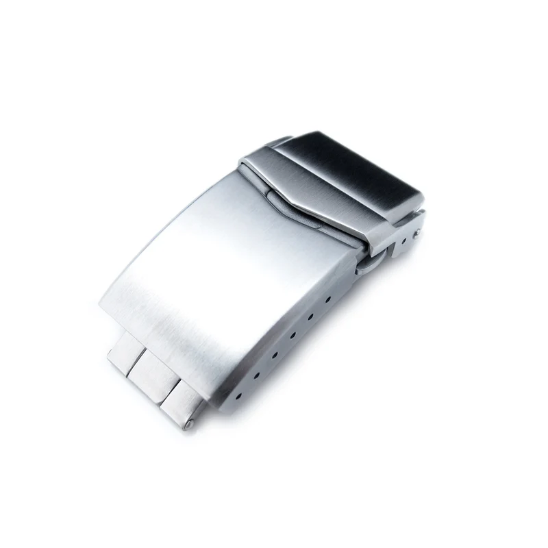 Stainless Steel V Clasp Diver Buckle 16mm 22mm with Double Lock