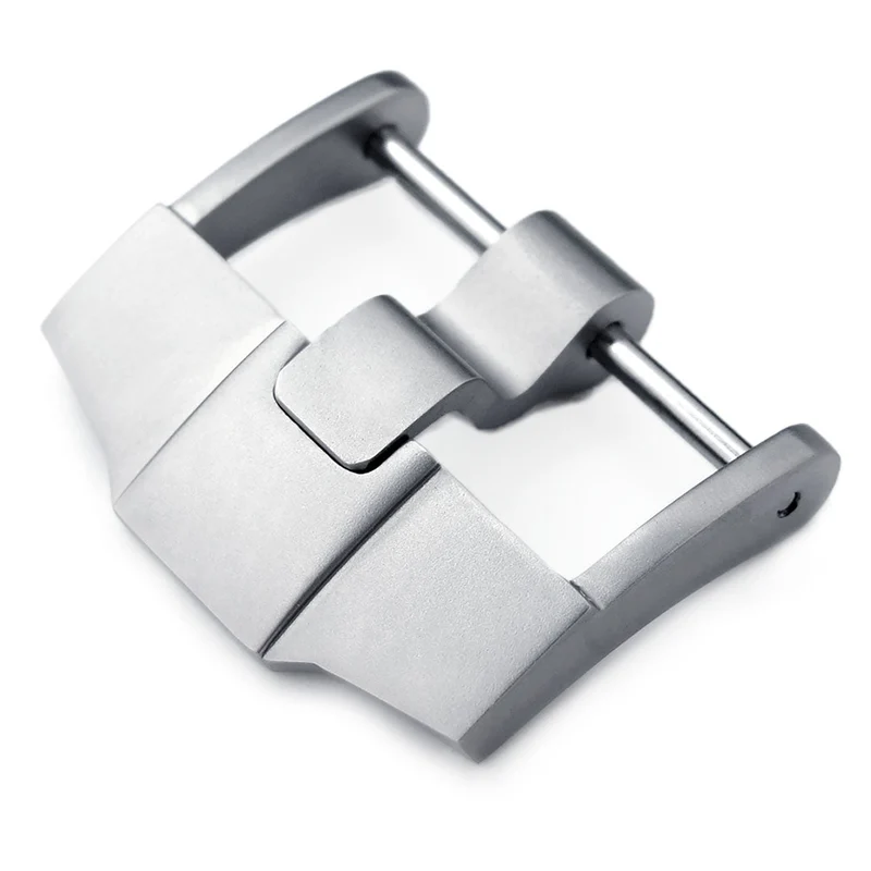 24mm High Quality 316L Stainless Steel Screw-in 6mm Tongue Sandblasted Buckle, designed for Audemars Piguet