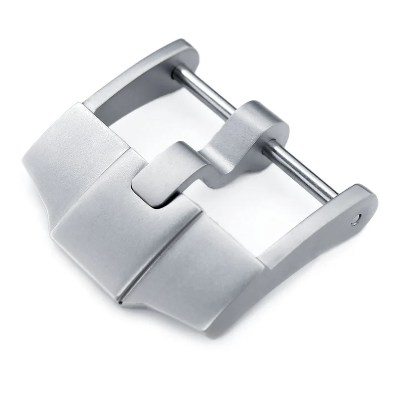 20mm or 22mm High Quality 316L Stainless Steel Screw-in 4mm Tongue Buckle, Sandblasted finish