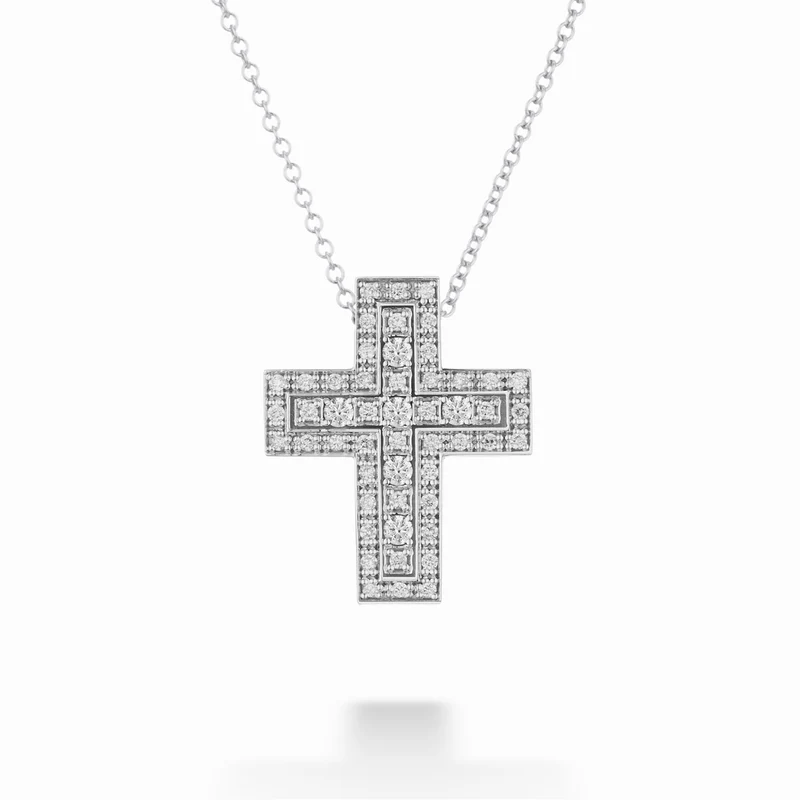 Golay collana multipietra croce piccola diamanti PCLCROSS001DI-23256110040
