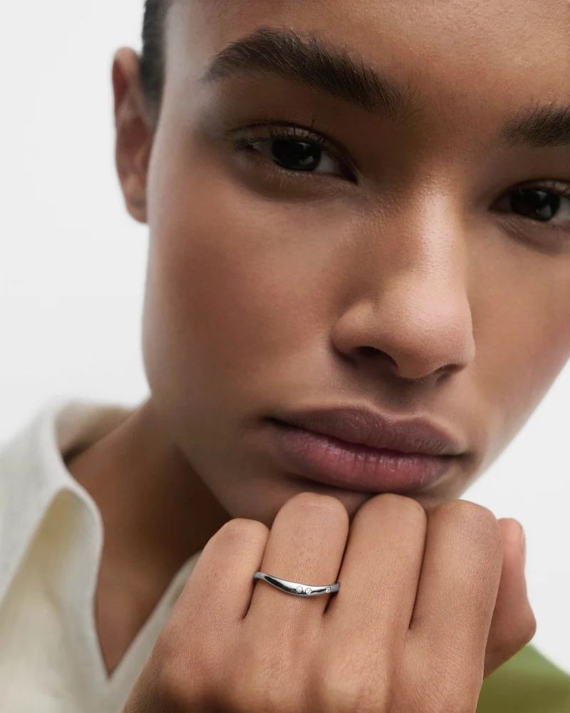 Air silver ring