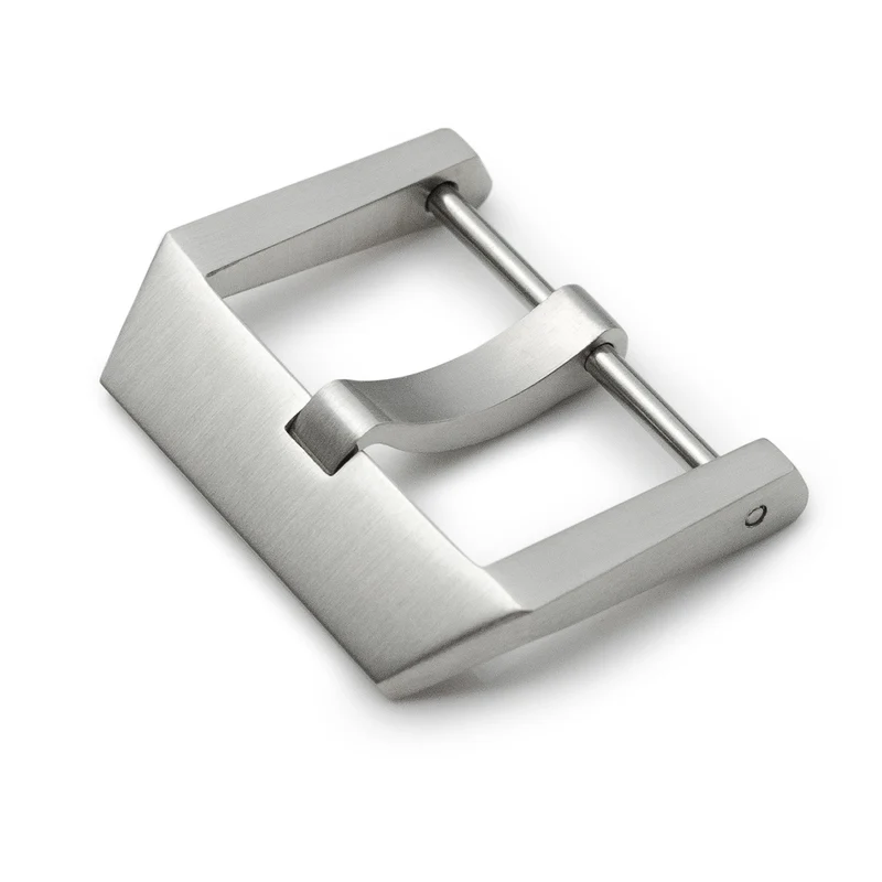 24mm High Quality 316L Stainless Steel Screw type 4mm Tongue Buckle, Brushed finish