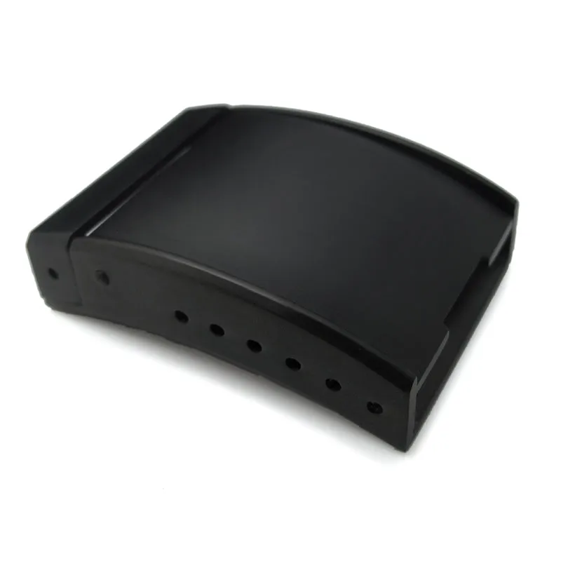 20mm, 22mm or 24mm PVD Black Solid OME Style Watch Band Buckle / Clasp (The Seat Belt Lock spring latch)