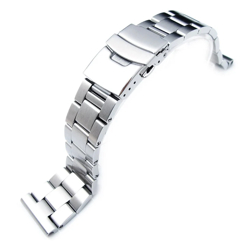 Super-O Boyer 19mm 20mm 21mm Stainless Steel Straight End Bracelet