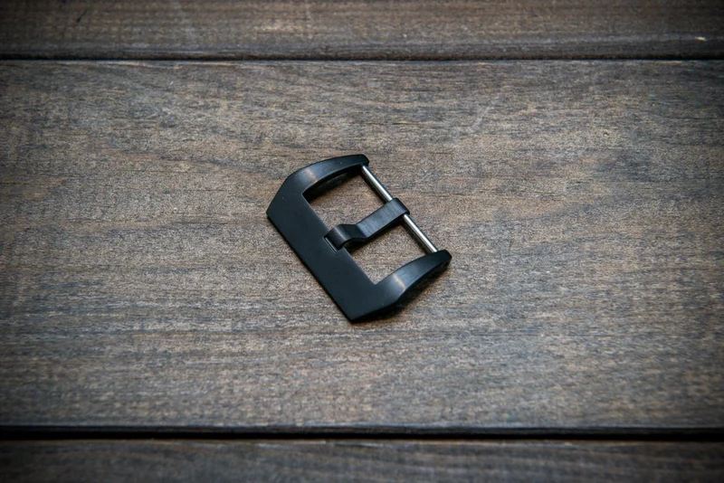 Panerai style stainless steel buckle (silver, matte, black, matte gold) 18 mm, 20 mm, 22 mm, 24 mm, 26 mm