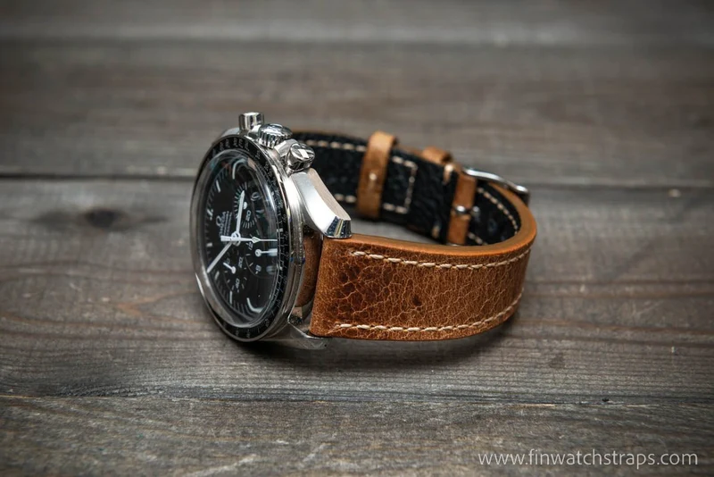 Vintage style watch strap, ready to ship, 19 mm, 20 mm, 21 mm, 22 mm