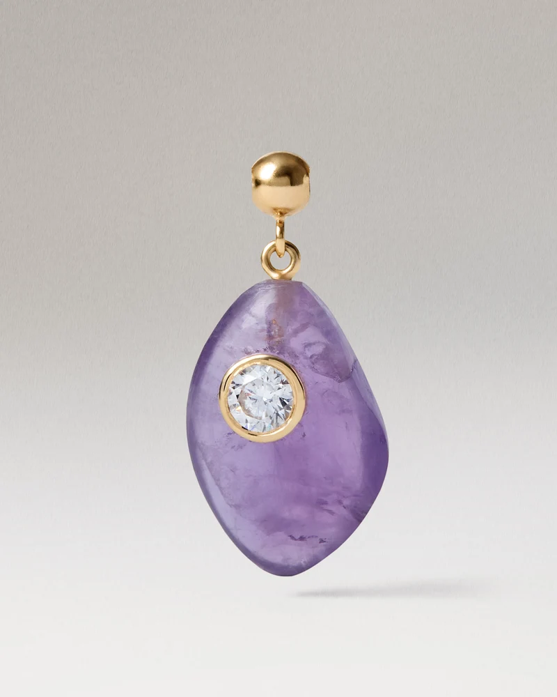 Balance Amethyst charm
