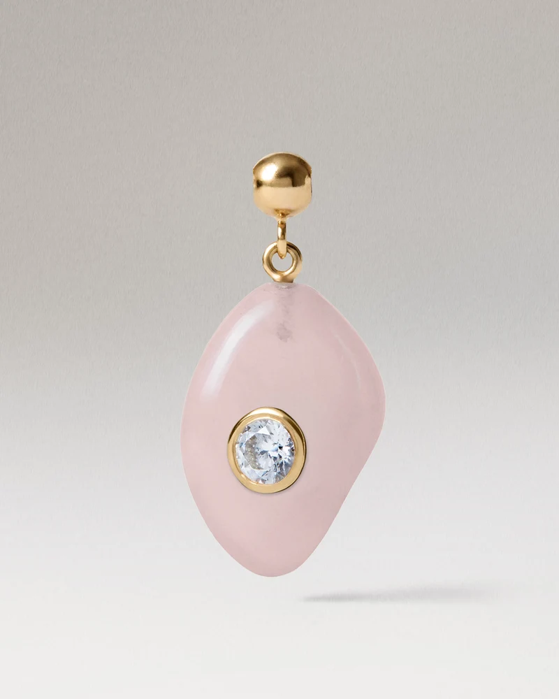 Love Rose Quartz charm