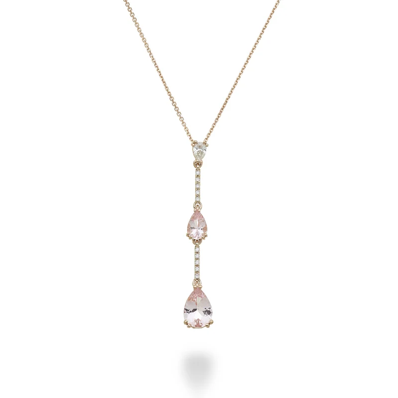 Golay collana pend morganiti goccia scalari e barrette PCL195DMOP68-23065110070