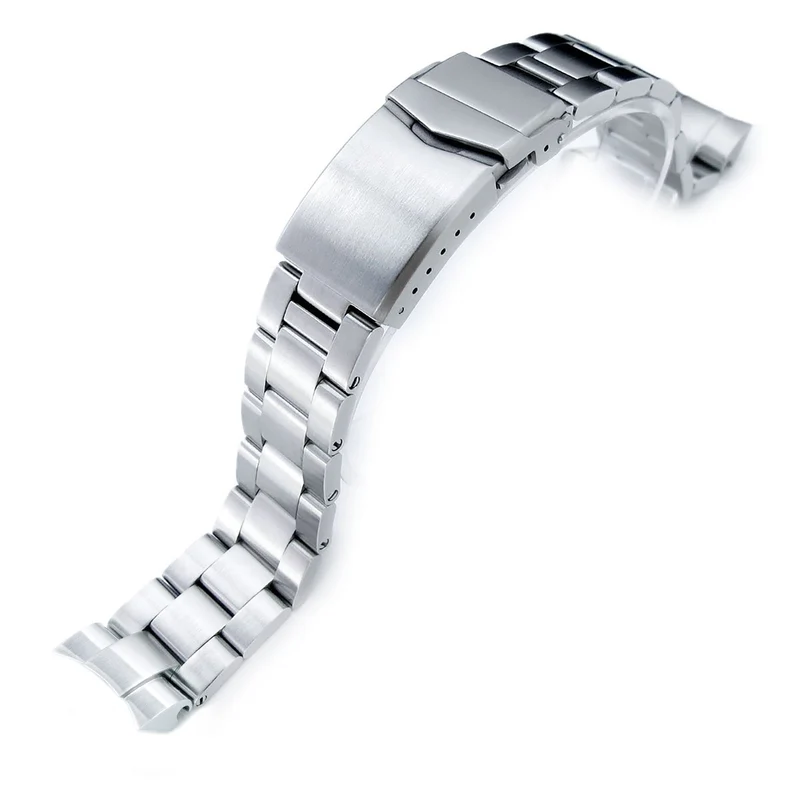 Super-O Boyer 20mm Stainless Steel Bracelet for Seiko Solar SSC015 SSC017