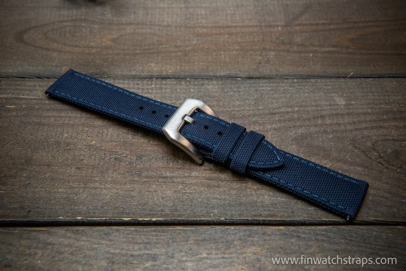 Sailcloth waterproof watch strap. PAM style buckle.