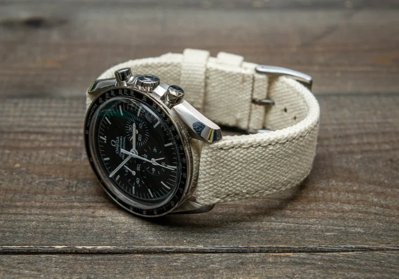 Vintage canvas watch strap.