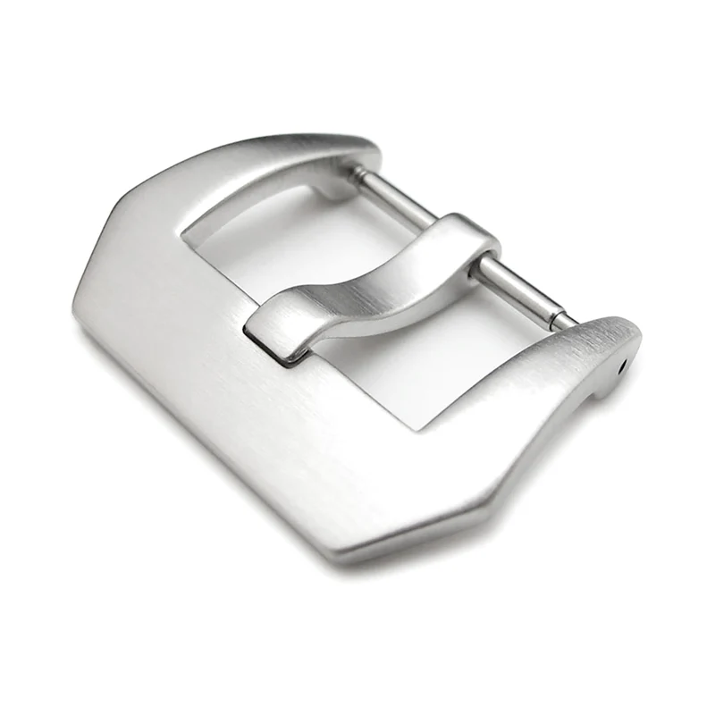 20mm, 22mm High Quality 316L Stainless Steel Spring Bar type Tongue Buckle, Brushed finish
