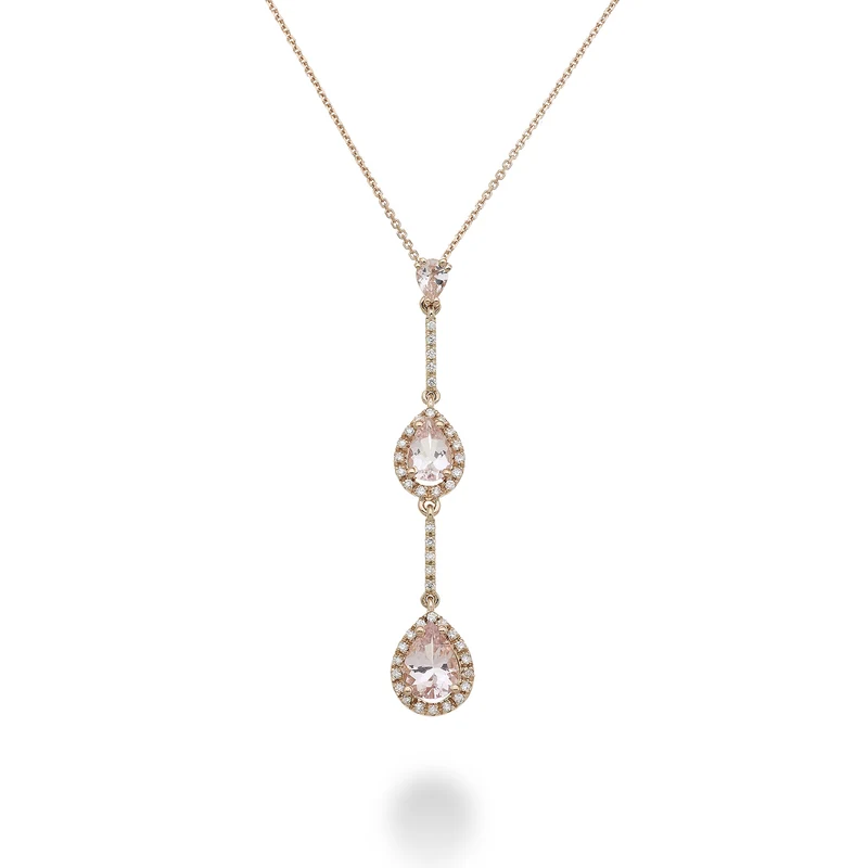 Golay collana morganiti gocce contorno e barrette dia PCLC204DMOP57-23066110025